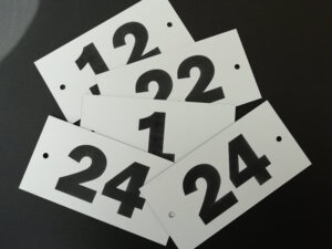 Numbered Signs