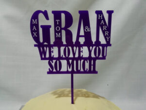 Personalised Cake Topper