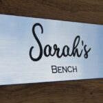 Personalised Bench Plaque – Silver