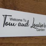 Personalised Garden Bench plaque – Wall Sign