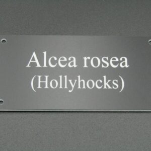 Botanical name Plant Sign