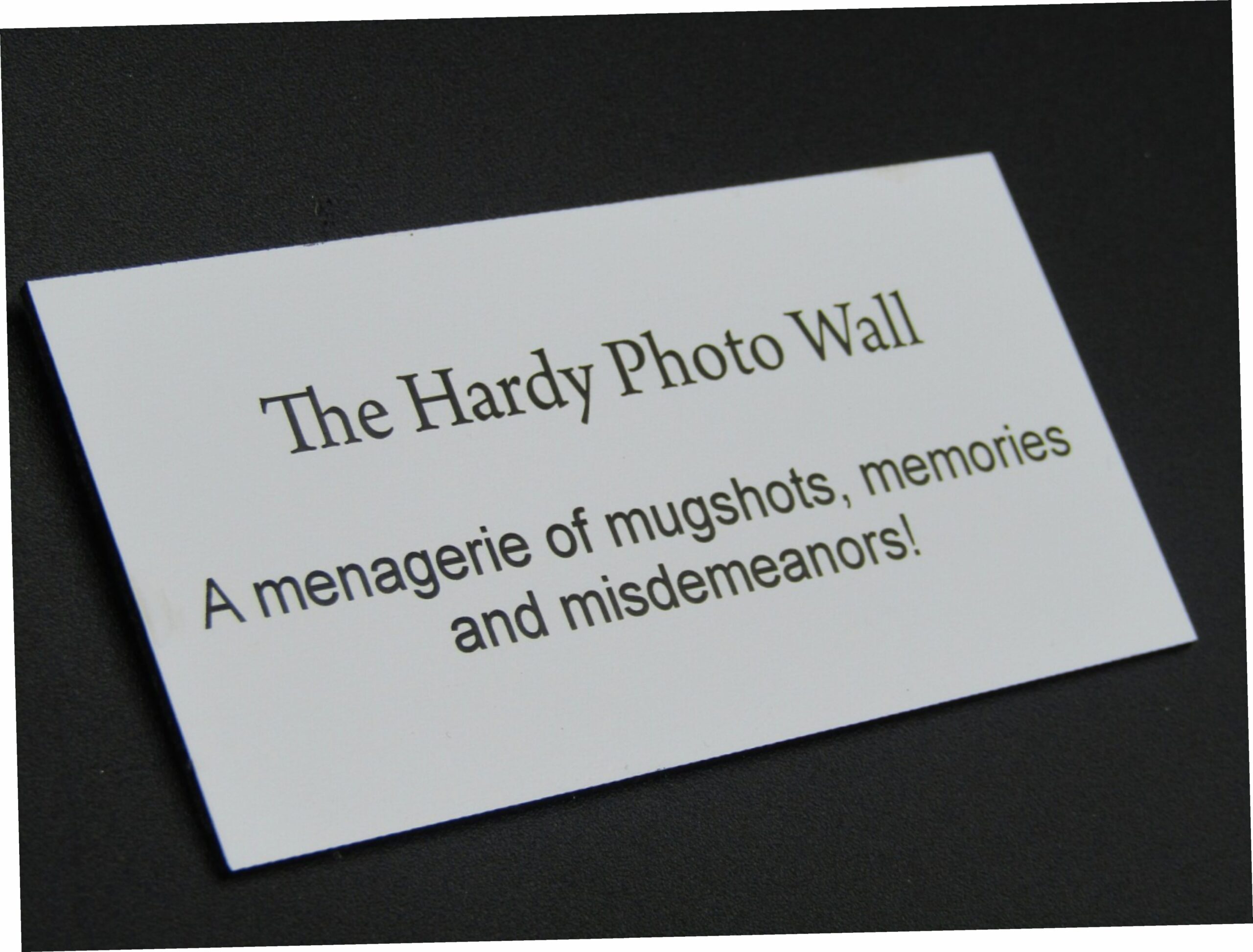 professional wall display sign